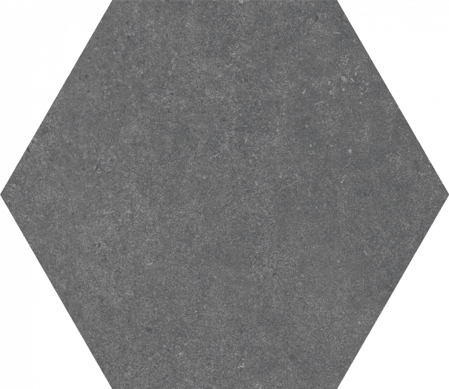 Dlažba jako kámen Codicer Traffic Hex Dark 22x25 černá