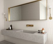 Obklad Equipe Lanse White 5x25 - bílá