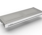 Polička Slim S - Polička Slim S, satin/chrom X07P577