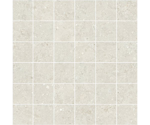 Mozaika jako kámen APE Kyoto Mosaico White 30x30 Matt. Rett. - béžová
