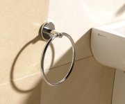 Aqualine Samba Držák Ručníků Kruh, Chrom