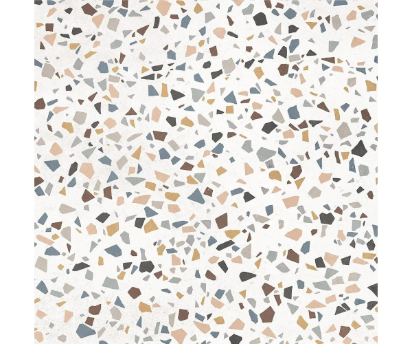 Dlažba jako terrazzo Sichenia 94_EVO Pigmenti 60x60 Rett. - bílá (skladem)