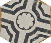 Retro dlažba CIR Cotto del Campiano Decoro Campiano MIX esagona 15,8x18,3