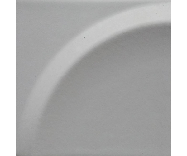 Retro obklad Deceram Bowl Mist Deco relief 3D 12x12 - šedá (skladem)