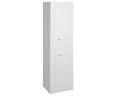 Aqualine Favolo Vysoká Skříňka Košem 40x150x31cm, Bílá Mat