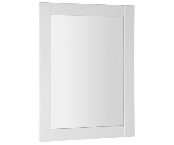 Aqualine Favolo Zrcadlo V Rámu 70x90cm, Bílá Mat