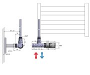 Sapho Mono One Připojovací Sada Ventilů Termostatická Jednobodová, Pravá, Rozteč 50mm, Provedení Chrom
