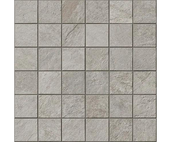 Mozaika jako kámen Caesar Quartz Essence Rocky Comp. M 30x30 Matt. - šedá