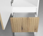 Aqualine Paneda Strip Skříňka Vysoká 35x165x31cm, Levá/pravá, Dub Emporio