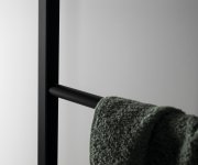 Sapho Ska Nástěnný Sušák Ručníků 600x1150x100mm, černá Mat