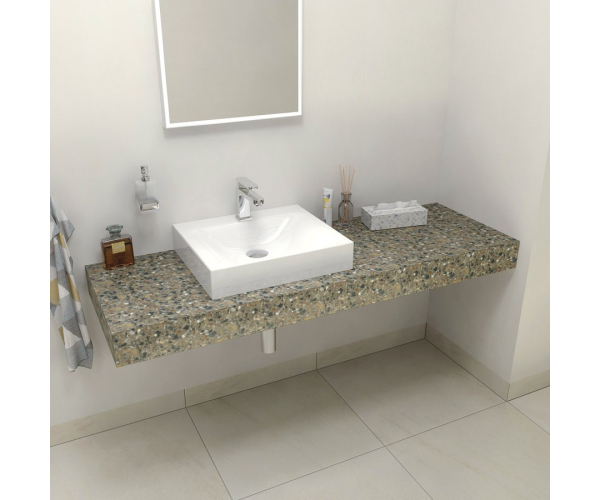 Sapho Tailor Rockstone Deska 120x50 Cm, Provedení Límce L
