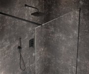 Sprchový podomítkový set Flat, s R-boxem - FL 090.21BLM Sprchový podomítkový set, černá matná X07S071