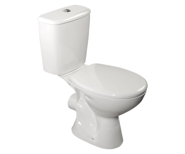 Aqualine Juan Wc Kombi, Dvojtlačítko 3/6l, Zadní Odpad, Bílá