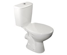 Aqualine Juan Wc Kombi, Dvojtlačítko 3/6l, Zadní Odpad, Bílá