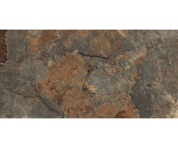 Dlažba jako kámen Elios Slate Flame 30x60 Mat. Rett. - hnědá