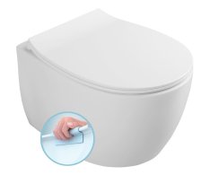 Isvea Sentimenti Závěsná Wc Mísa, Rimless, 36x51cm, Bílá