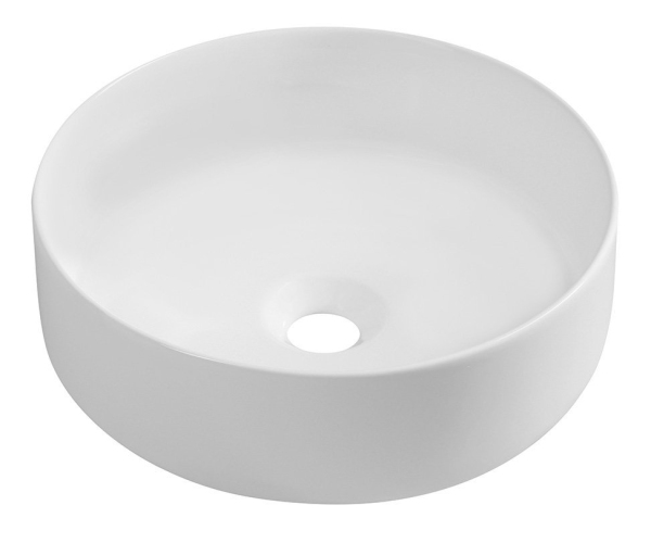 Isvea Infinity Round Keramické Umyvadlo Na Desku, Průměr 36cm, Bílá Mat