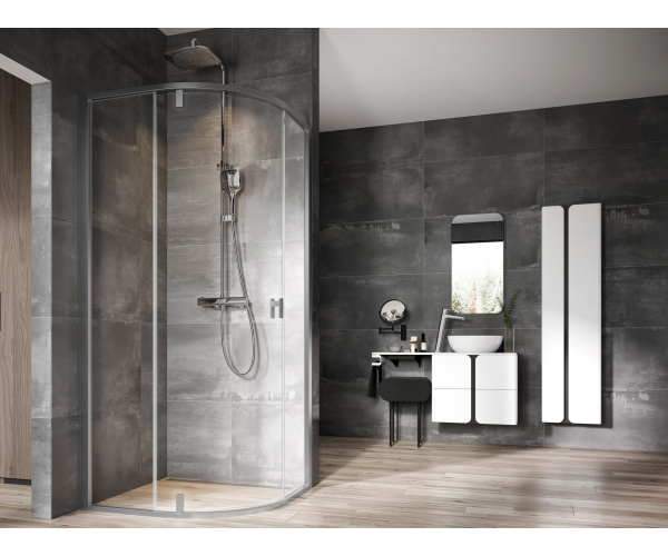 Sprchový kout Nexty NSKK3 - NSKK3 90x90, satin+transparent