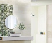 Obklad jako beton Brennero Habita White 33,3x100 - bílá