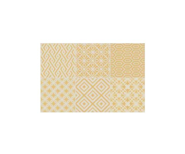 Retro dekor Elios Clay Pattern Mustard 10x10 Decoro