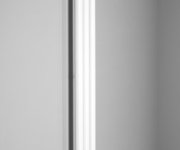 Sapho Pilon Otopné Těleso 196x1800mm, Se Třemi Háčky Pro Ručník, Bílá Mat