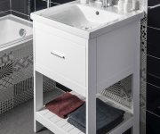 Aqualine Zuno 55 Keramické Umyvadlo Nábytkové 55x45cm, Bílá