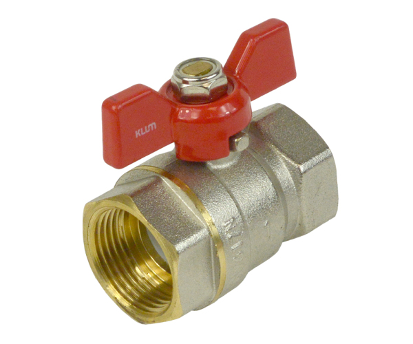 Klum Kohout Kulový Kovaný S Motýlem, Voda, Fxf, 1"