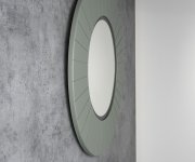 Sapho Lumiro Strip Kulaté Zrcadlo S Led Osvětlením V Rámu ø 75cm, Verde