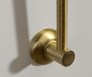 Sapho Antea Sprchová Tyč, Posuvný Držák, Kulatá, 670mm, Bronz