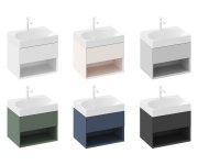 SD Lite 60 skříňka pod umyvadlo - SD Lite 60 skříňka pod umyvadlo Grey Green X000001858
