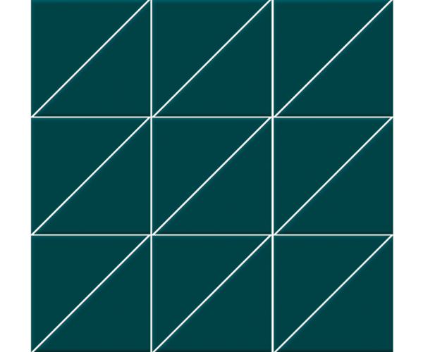 Luxusní mozaika Vogue System Triangoli Interni Malachite 10x10x14 Rett. (30x30) - zelená