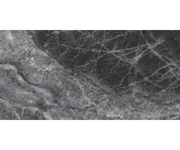 Dlažba jako mramor Cifre Lixium Black 60x120 Luc. Rett. - antracitová