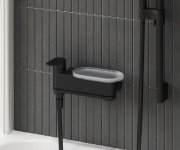 Polička Chrome II k nástěnným bateriím Chrome II - Polička Chrome pro vanovou a sprchovou baterii Chrome II X07P1237