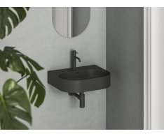 Umyvadlo Ceramic Slim Wall O, nástěnné - Umyvadlo Ceramic Slim Wall O 55 N, s otvorem p