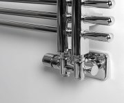Sapho Twin Combi Připojovací Sada Ventilů Termostatická Pro Středové Připojení, Levá, Chrom