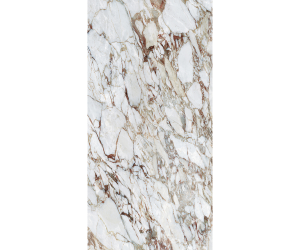 Dlažba jako mramor Mirage Jewels 2.0 Arabescato Oro CP03 60x120 Luc. Rett. - bílá