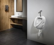 Aqualine Samouzavírací Nástěnný Ventil Pro Urinál, Chrom