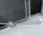 Polysan Easy Třístěnný Sprchový Kout 800-900x800mm, Pivot Dveře, L/p Varianta, čiré Sklo