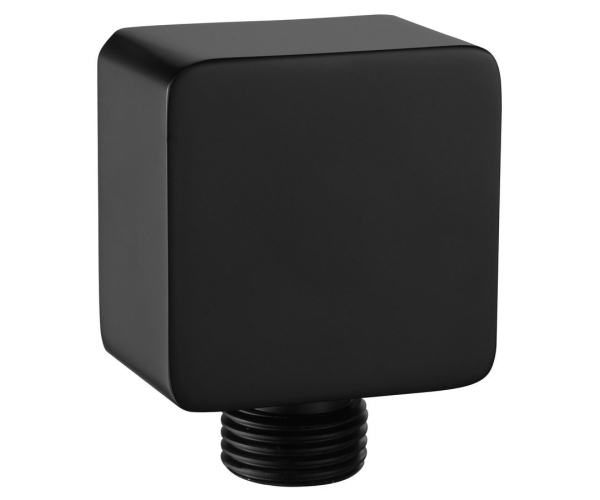 Aqualine Vývod Sprchy, 48x48mm, černá Mat
