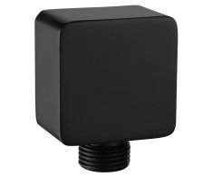 Aqualine Vývod Sprchy, 48x48mm, černá Mat