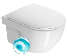 Gsi Tono Závěsná Wc Mísa, Swirlflush, 35x52cm, Bílá Extraglaze