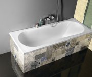 Aqualine Jizera Vana 180x80x39cm, Bílá