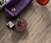 Dlažba jako dřevo ABK Eco Chic Avana 20x170 Nat. Rett. - hnědá