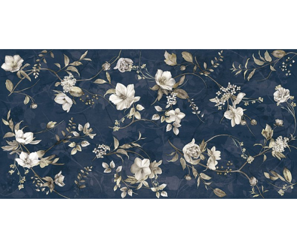 Květinová dlažba Del Conca Deco Studio Buttercup 60x120 Rett.