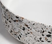 Isvea Infinity Oval Keramické Umyvadlo Na Desku, 60x40cm, Terrazzo