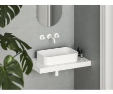 Umyvadlo Ceramic Slim R - Umyvadlo Ceramic Slim R 55, bez otvoru pro baterii, bez přepadu