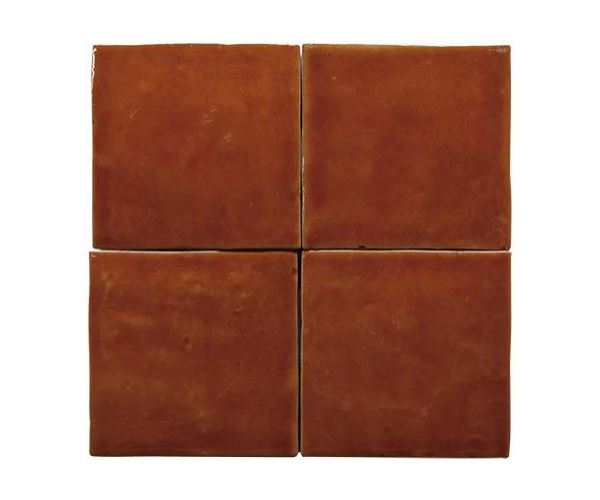 Retro obklad Cevica Zelij Special Naranja Dif 10×10 - hnědá