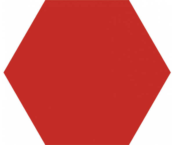 Dlažba Codicer Basic Red Hex 25 22x25 - červená