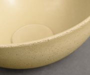 Sapho Minor Betonové Umývátko Na Desku, ø 26cm, žlutá Mat