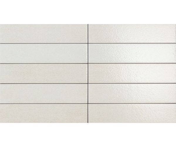 Dlažba jako cihla Cir Porta Nuova Bianco 6.5x29 Luc. - béžová